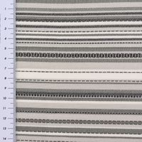 Outdoorstoff teflonbeschichtet Tropic weiß grau gestreift 160cm