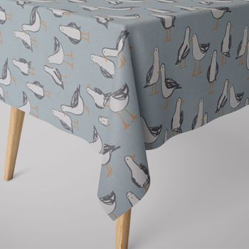 SCHÖNER LEBEN. Tischdecke STUDIO G Möwen blau weiß div. Größen