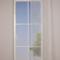 Gardine Paneele Schiebevorhang Meterware CARRARA weiß halbtransparent gold beige 60cm Breite