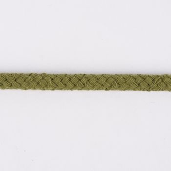 Kordel Baumwolle oliv grün Breite: 8mm