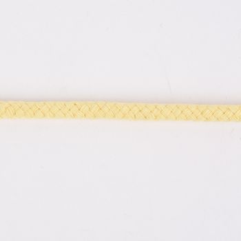 Kordel Baumwolle hellgelb Breite: 8mm