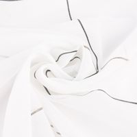 Gardinenstoff Stores mit Bleiband Batistoptik halbtransparent Lurex Karo weiß grau taupe braun 3m Höhe