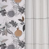 60610-Gardinenstoff-Stores-mit-Bleiband-Batistoptik-halbtransparent-Lurex-Karo-weiss-grau-taupe-braun-3m-Hoehe--DSC-0172.jpg Gardinenstoff Stores mit Bleiband Batistoptik halbtransparent Lurex Karo weiß grau taupe braun 3m Höhe