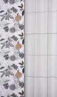 60610-Gardinenstoff-Stores-mit-Bleiband-Batistoptik-halbtransparent-Lurex-Karo-weiss-grau-taupe-braun-3m-Hoehe--DSC-0174.jpg Gardinenstoff Stores mit Bleiband Batistoptik halbtransparent Lurex Karo weiß grau taupe braun 3m Höhe