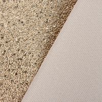Kunstleder Lederimitat Struktur gold metallic Hochglanz 1.4m Breite
