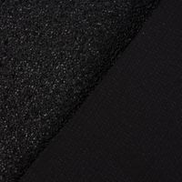 Kunstleder Lederimitat Struktur schwarz Hochglanz 1.4m Breite