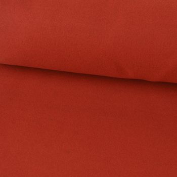 Mantelstoff Softcoat uni terrakotta 1.50m Breite