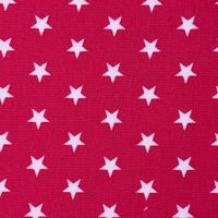 Baumwollstoff Sterne ca. 1x1cm cerise pink weiß 1.40m Breite