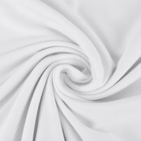 Sweatstoff Soft Sweat Bio einfarbig dünn weiß 1.5m Breite