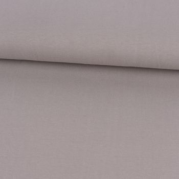 Sweatstoff Soft Sweat Bio einfarbig dünn grau 1.5m Breite