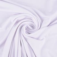 Bekleidungsstoff Tencel Modal Jersey einfarbig weiß 1.45m Breite