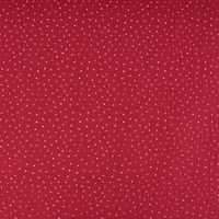 Bekleidungsstoff Double Gauze Windelstoff Punkte pink weiß 1.30m