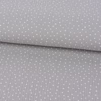 60834-Bekleidungsstoff-Double-Gauze-Musselin-Windelstoff-Punkte-grau-weiss-1-30m-Breite-KW33-76164Capture0104.jpg Bekleidungsstoff Double Gauze Windelstoff Punkte grau weiß 1.30m
