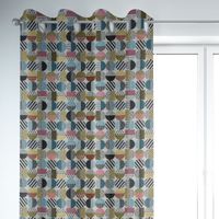 60836-Dekostoff-Jacquard-geometrisch-Kreise-weiss-schwarz-bunt-1-5m-Breite-KW34-76589Capture0139Vorhang4.jpg Dekostoff Jacquard geometrisch Kreise weiß schwarz bunt 1.5m Breite