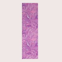 SCHÖNER LEBEN. Tischläufer Digitaldruck Retro Batik lila pink