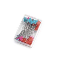 Prym Love Stecknadeln mit Kunststoffkopf Herzen und Schmetterlinge 50 Stück