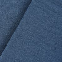 SCHÖNER LEBEN. Geschirrtuch 2er Set Bio Ramie Leinenoptik einfarbig blau 40x70cm