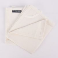 SCHÖNER LEBEN. Geschirrtuch 2er Set Bio Ramie Leinenoptik einfarbig cremeweiß 40x70cm