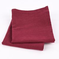 SCHÖNER LEBEN. Geschirrtuch 2er Set Bio Ramie Leinenoptik einfarbig beere 40x70cm