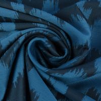 Schöner Wohnen Dekostoff Batik Ornamente blau 140cm Breite