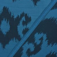 Schöner Wohnen Dekostoff Batik Ornamente blau 140cm Breite