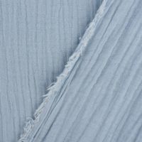Double Gauze Organic Bio Musselin Windelstoff uni babyblau 1.30m