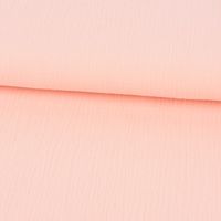 Double Gauze Organic Bio Musselin Windelstoff uni soft apricot 1.30m