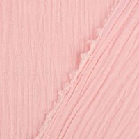 Double Gauze Organic Bio Musselin Windelstoff uni rosa 1.30m Breite