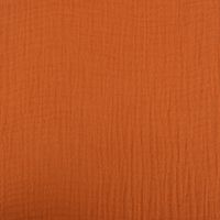 Double Gauze Organic Bio Musselin Windelstoff uni kürbis 1.30m Breite