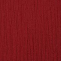 Double Gauze Organic Bio Musselin Windelstoff uni himbeer rot 1.30m