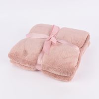 Kuscheldecke Justin aus Mikrofaser altrosa 150x200cm