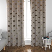 Dekostoff Metallikdruck Engelsflügel natur gold metallic 1.40m