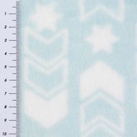 Wellness Fleece Pfeile Sterne mint weiß 1.5m Breite