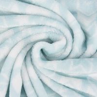 Wellness Fleece Pfeile Sterne mint weiß 1.5m Breite