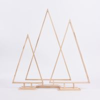 Creativ Company Weihnachtsbäume 3 Stück verschieden groß Holz natur 35x60cm
