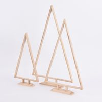 Creativ Company Weihnachtsbäume 3 Stück verschieden groß Holz natur 35x60cm