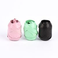 Creativ Company Geschenkband 3er Set matt schwarz lindgrün rosa 0.1x100cm