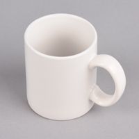 Creativ Company Kleine Tasse Porzellan blanko weiß 6x7cm