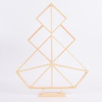 Creativ Company Weihnachtsbaum geometrisch Holz natur 47x60cm
