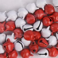 Creativ Company Mini Glöckchen 50 Stück rot weiß sortiert 0.8cm