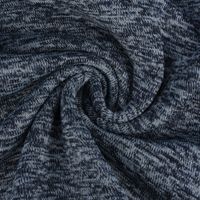 Sweatstoff Stricksweat blau Töne meliert 1.55m