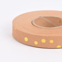 Creativ Company Lederpapierstreifen gepunktet natur gold Stärke 0.55m