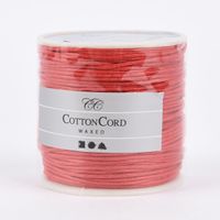 Creativ Company Baumwollband gewachst 1mm rot 40m
