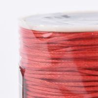 Creativ Company Baumwollband gewachst 1mm rot 40m
