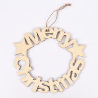 Creativ Company Dekohänger Merry Christmas Holz natur 22cm
