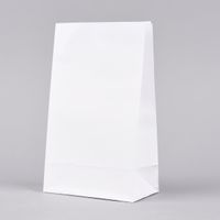 Creativ Company Papiertüte 10er Pack einfarbig weiß 9x17x6cm