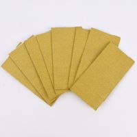 Creativ Company Papiertüte 8er Pack einfarbig goldfarbig glitzernd 9x17x6cm