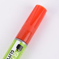 Creativ Company Glas- und Porzellanmalstift Strichstärke 2-4mm rot Glitter halbdeckend