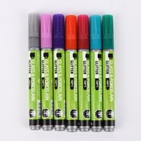 Creativ Company Glas- und Porzellanmalstift Strichstärke 2-4mm grau Glitter halbdeckend