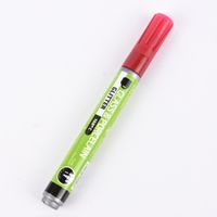 Creativ Company Glas- und Porzellanmalstift Strichstärke 2-4mm dunkelrot Glitter halbdeckend
